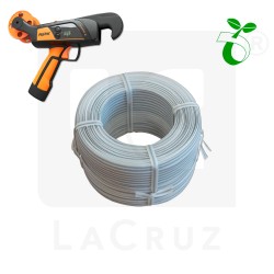 BIOFIX80 - 80 m reel of tie made with biodegradable in soil material for F3X electronic tying machine. Made with material that complies with ISO 17556, TÜV certified., markets:  []string{"A", "B", "AU"}